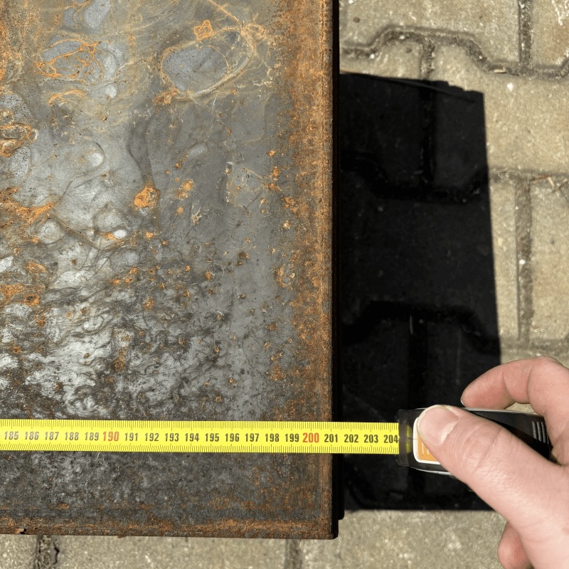 Stal S355 2010x390 mm OUTLET Majet